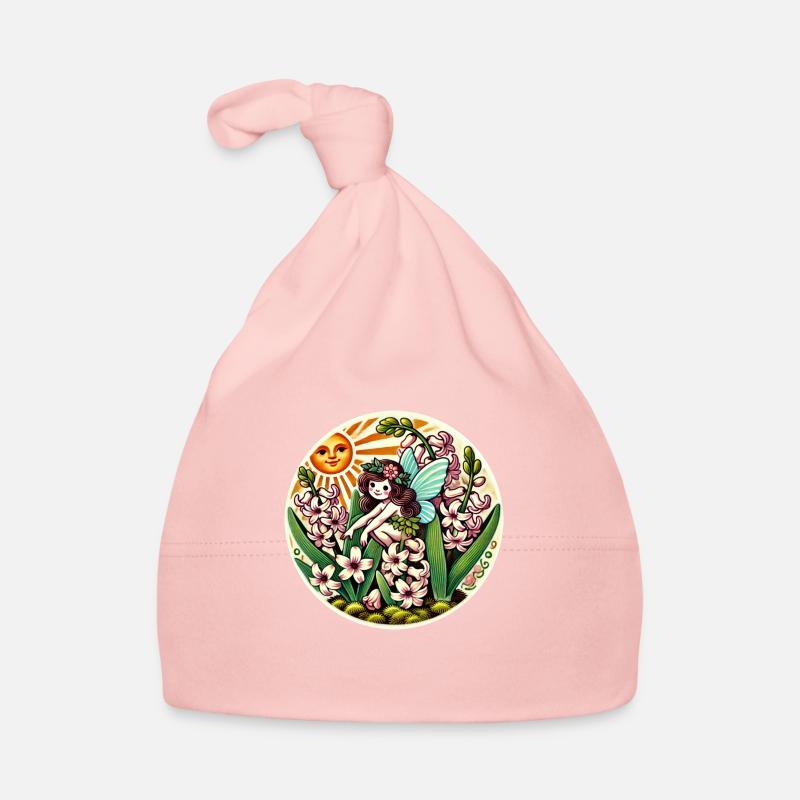 Fée Jacinthe Printanière Bonnet bio Bébé