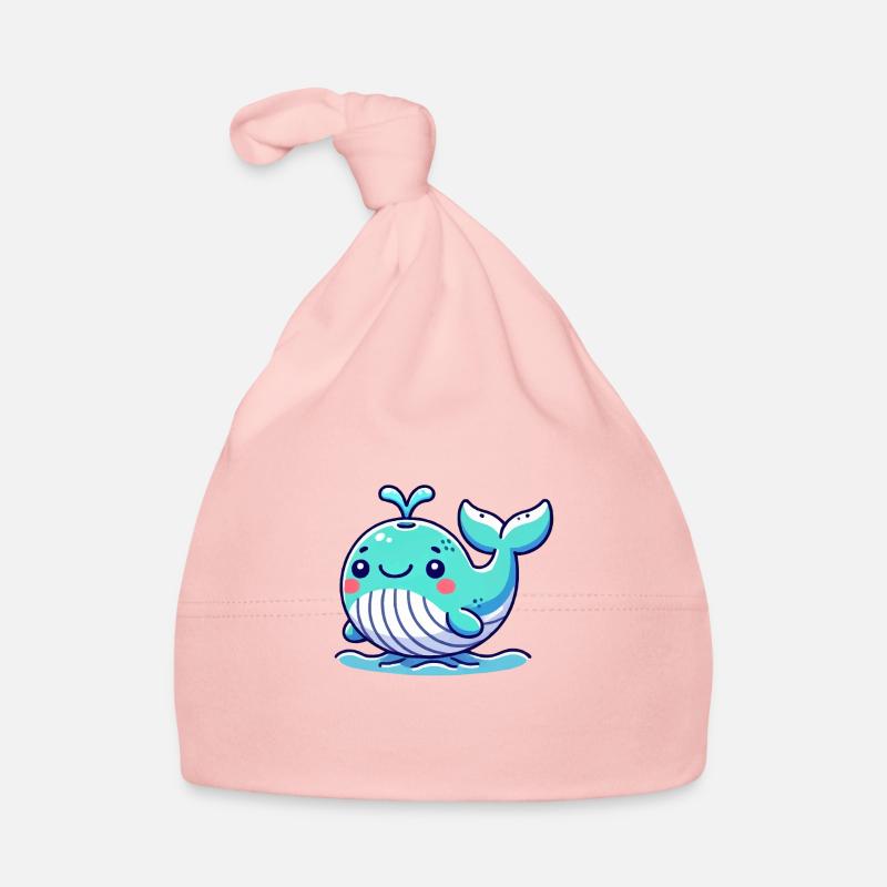 bande dessinée de baleine Bonnet bio Bébé