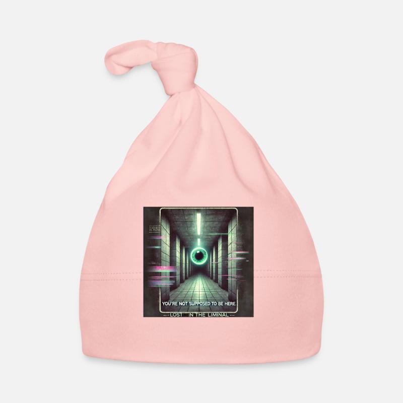weirdcore Lost in the Liminal Organic Baby Cap