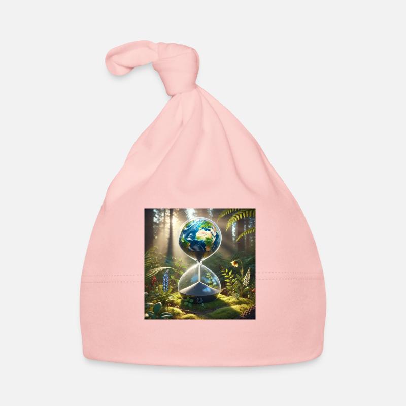 Notre temps presse ! (B) - Bonnet bio Bébé - rose