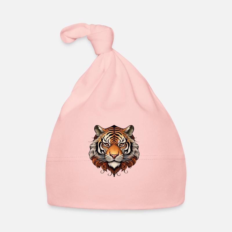 Tiger - Baby Bio-Mütze - Rosa