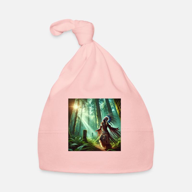 Schamane in Trance (A) Baby Bio-Mütze