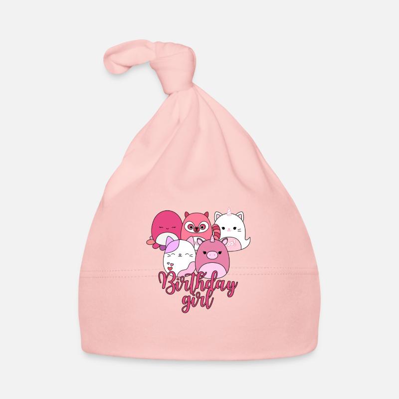 Süßes Squishmallow-Geburtstagskind Baby Bio-Mütze
