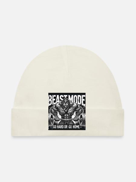 Mode logo - Bonnet bio Bébé - rose - Devant