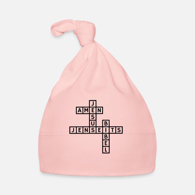Conception de puzzle de mots croisés Jésus Bonnet bio Bébé