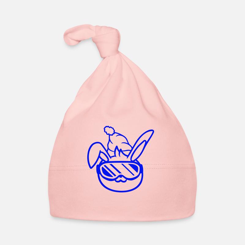 Bunny Ski Goggles Ski Bunny Skiing Ski Goggles Cap Organic Baby Cap