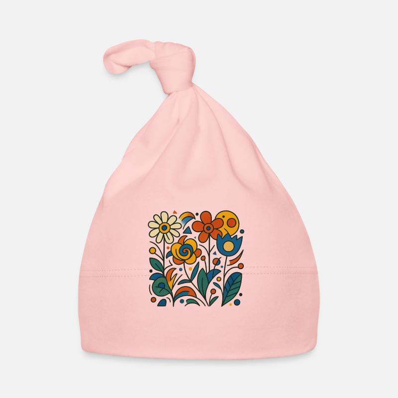Flowers Organic Baby Cap