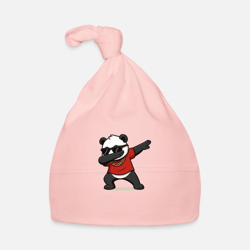 panda dabbing comic Baby Bio-Mütze