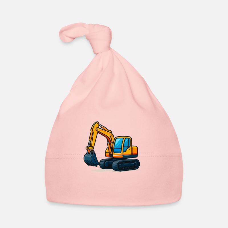 Excavator Comic 1 Organic Baby Cap