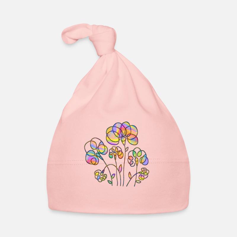 Blumen Baby Bio-Mütze