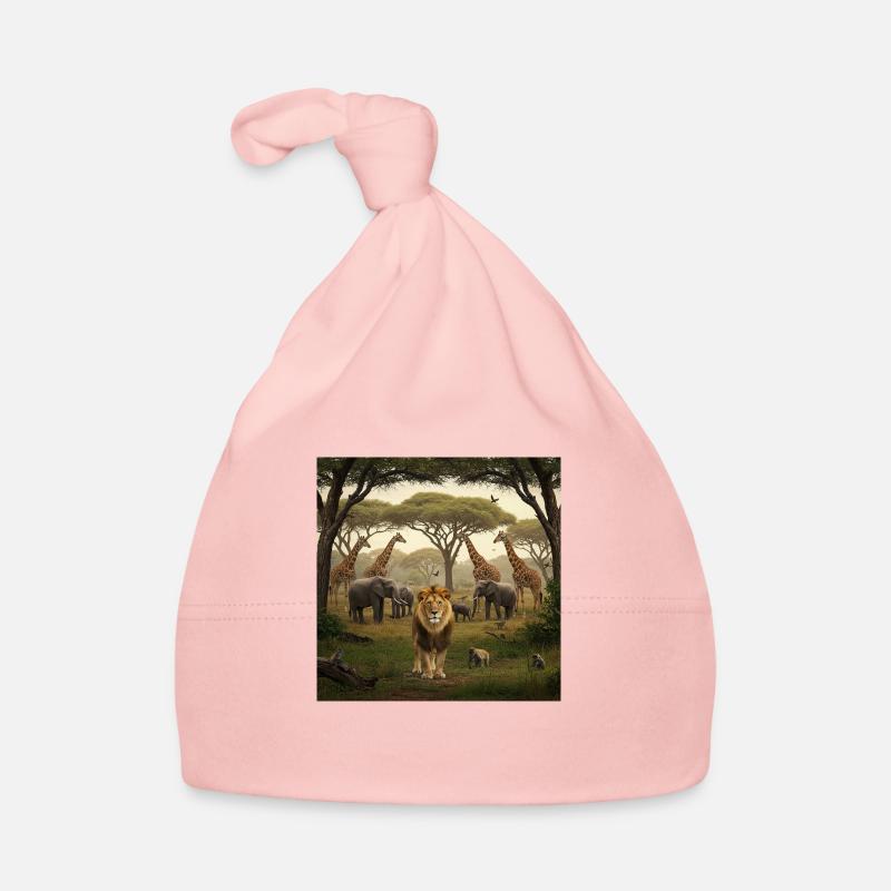 Tierabenteuer im Dschungel Baby Bio-Mütze