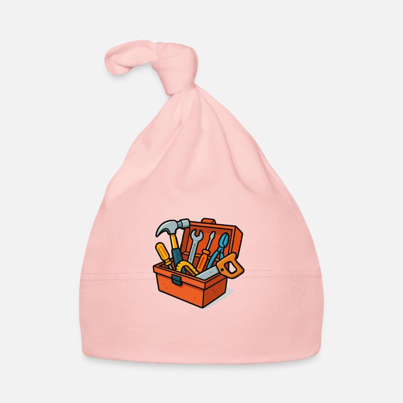 werkzeugkasten - Baby Bio-Mütze - Rosa