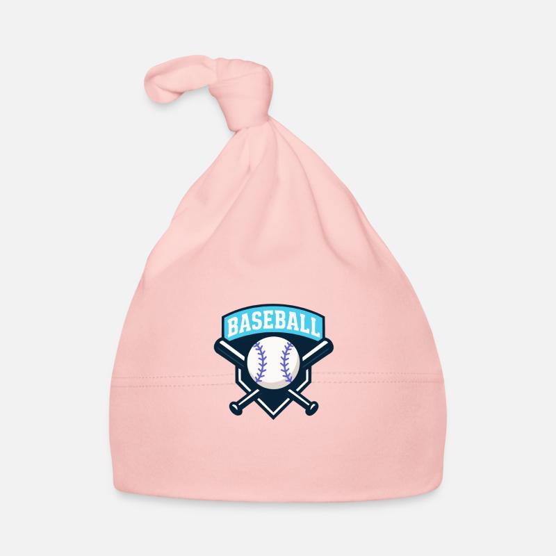 Baseball logo Organic Baby Cap