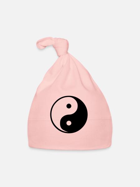 Ying Yang - Baby Bio-Mütze - Rosa - Vorne