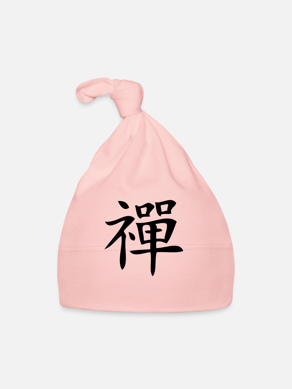zen - Bonnet bio Bébé - rose - Devant