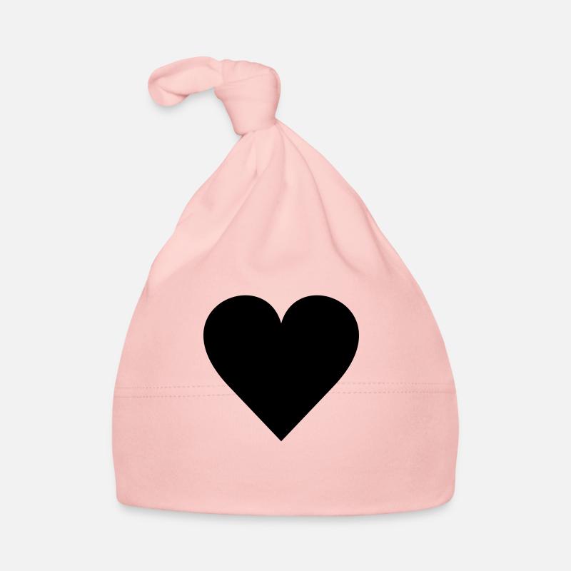 heart Organic Baby Cap