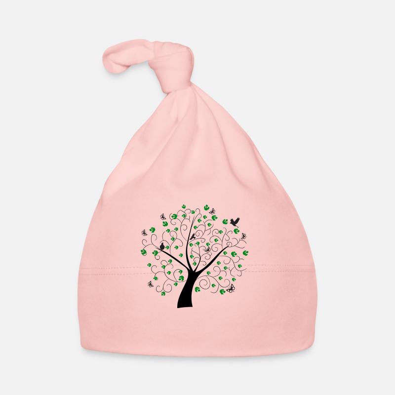L'arbre merveilleux - Bonnet bio Bébé - rose