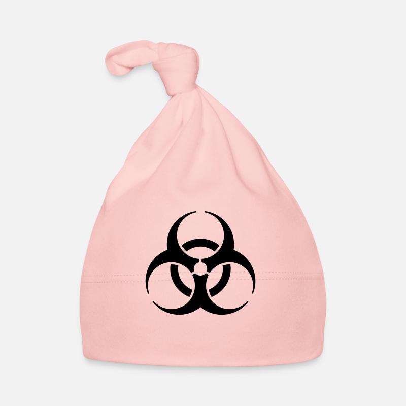 Biohazard Biohazard Hazard Symbol Organic Baby Cap
