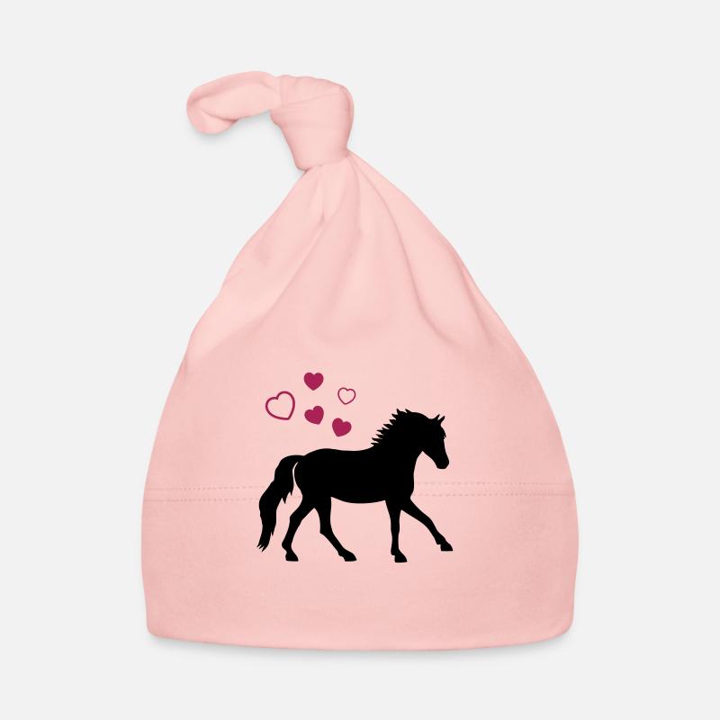 Horse with Hearts Baby Bio-Mütze