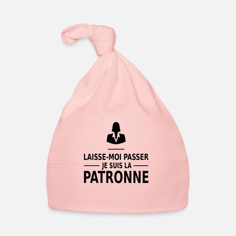 laisse-moi passer je suis la patronne Bonnet bio Bébé