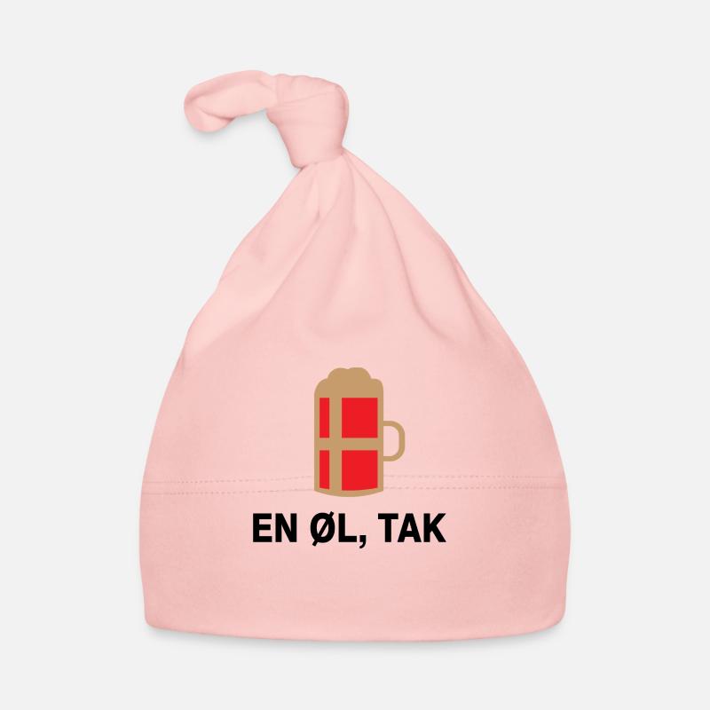 En øl tak Nord Dänemark Geschenk Spruch Baby Bio-Mütze