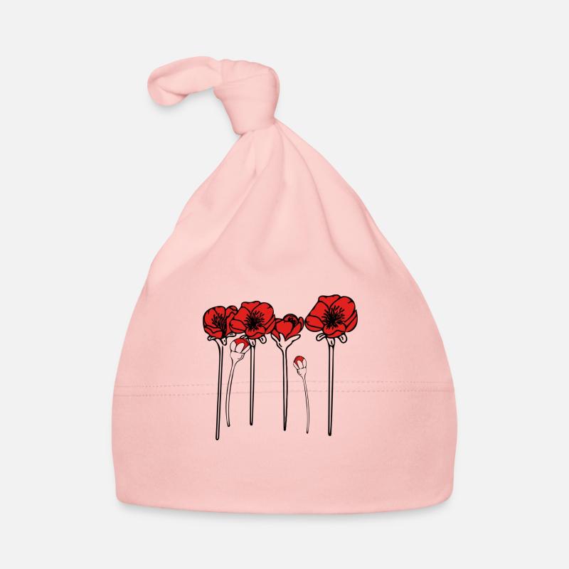 Coquelicots Bonnet bio Bébé