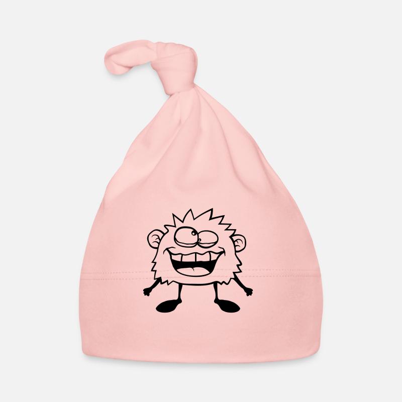 Crazy monster grimace Organic Baby Cap