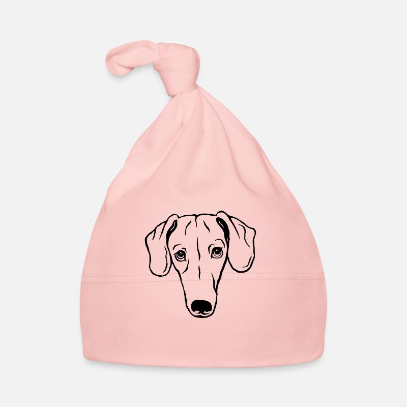 Teckel, cheveux courts Bonnet bio Bébé