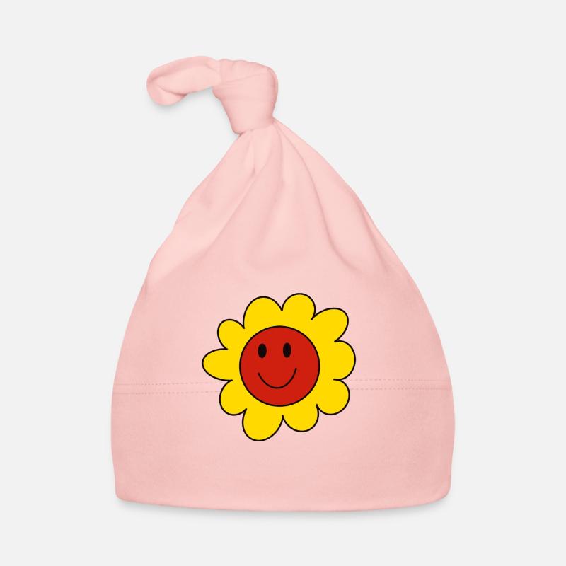 Sommer Sonne Blume Freunde Kinder Geschenk Tshirt Baby Bio-Mütze