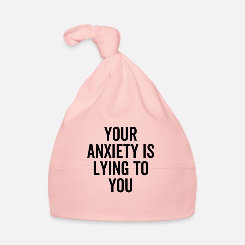 Votre anxiété vous ment - Bonnet bio Bébé - rose