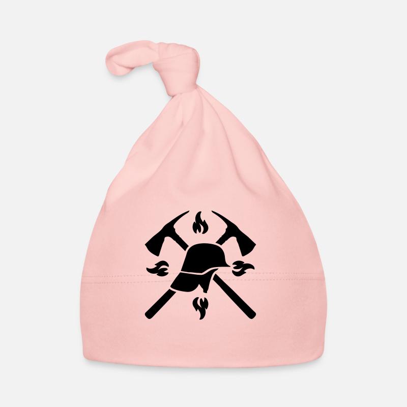 Hache casque de pompier Bonnet bio Bébé