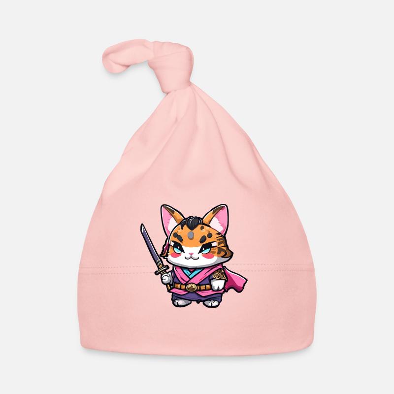 Samurai-Katze #18 Baby Bio-Mütze