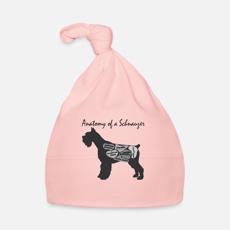 Anatomie de SCNAUZER Bonnet bio Bébé
