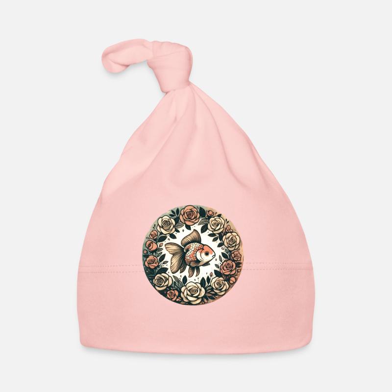 Fancy Oranda Goldfish Organic Baby Cap