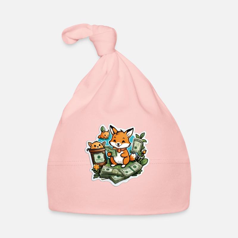 Cute Fox Organic Baby Cap