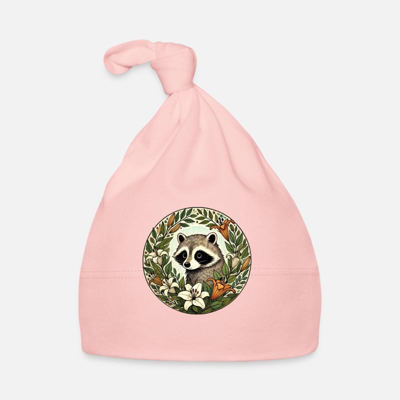 Raton laveur Bonnet bio Bébé
