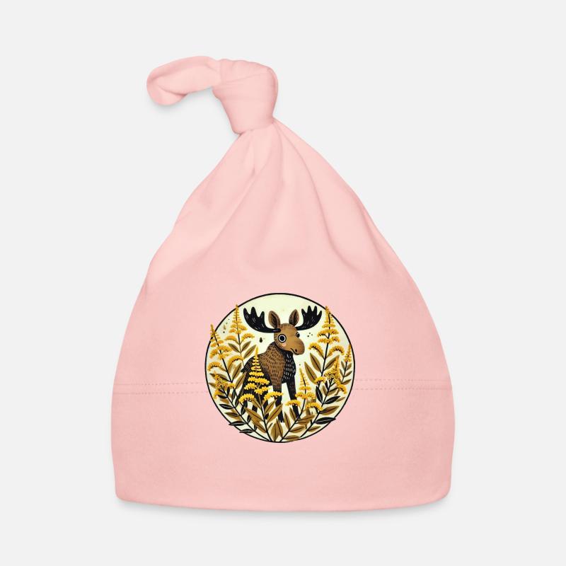 Moose Organic Baby Cap