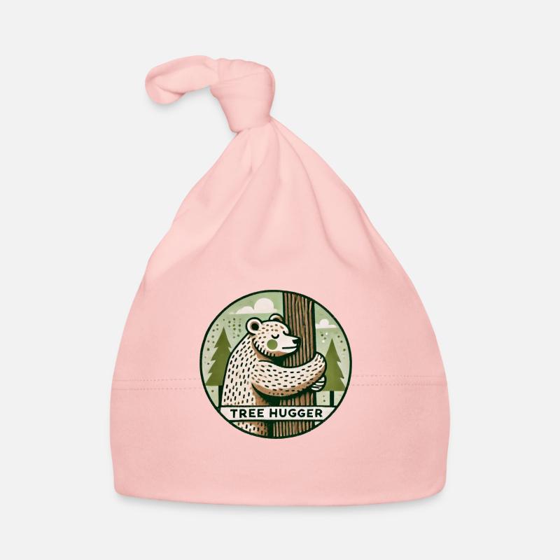 Baumumarmer Bär Baby Bio-Mütze