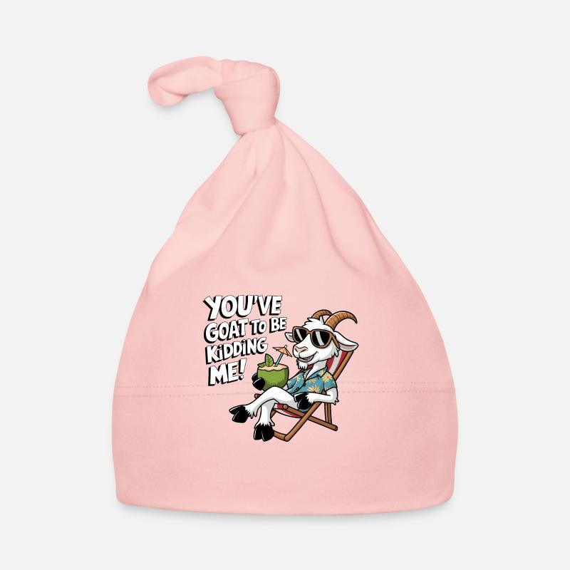 Tu as de la chèvre pour te moquer de moi ! Bonnet bio Bébé