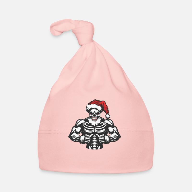 Crâne de Noël Bonnet bio Bébé
