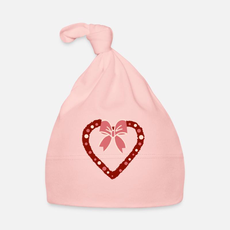 Décoration de Noël - Bonnet bio Bébé - rose