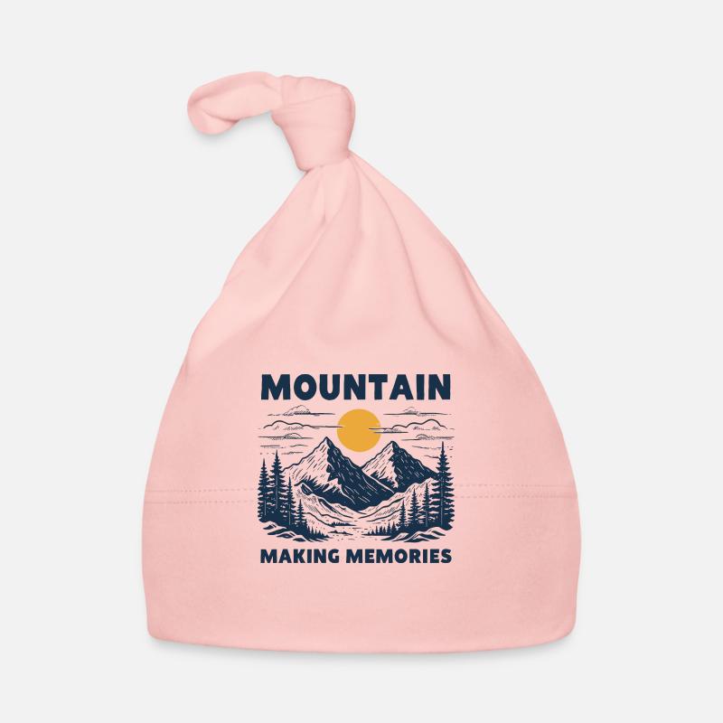 mountain making memories Organic Baby Cap