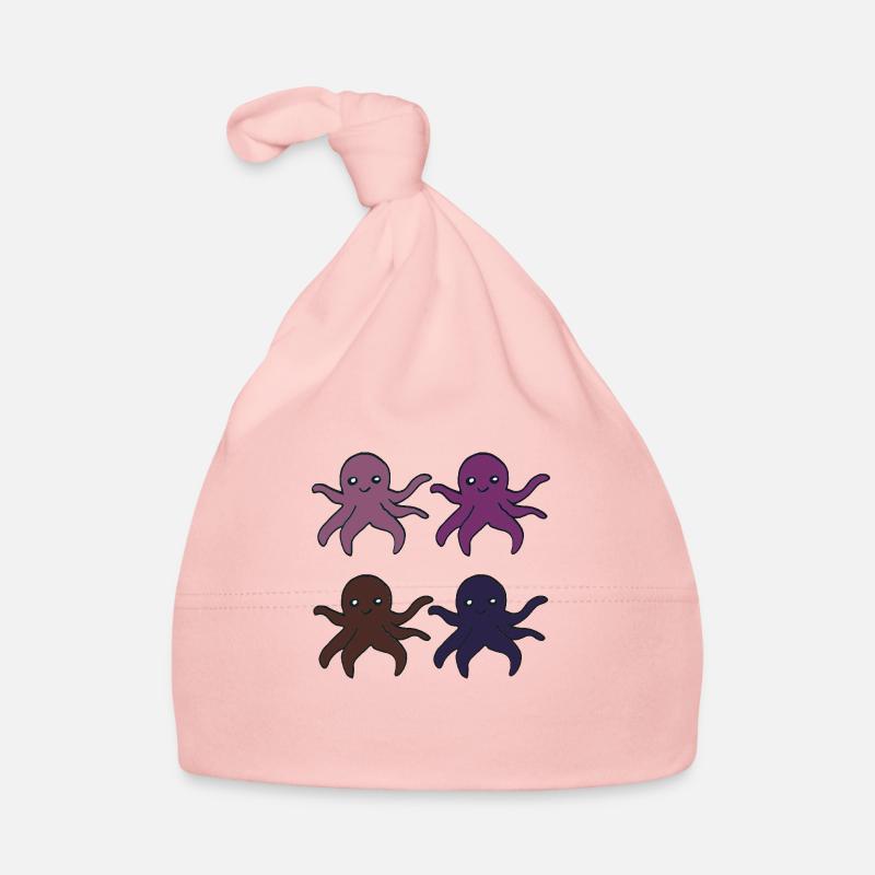 Pieuvre 4 plis Bonnet bio Bébé