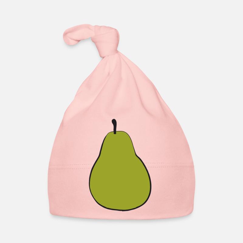 Birne Illustration Geschenkidee Baby Bio-Mütze