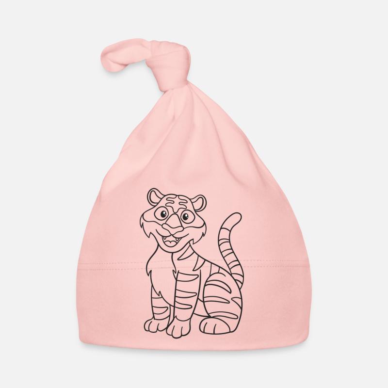 Tiger, Katze, Geschenk, Geschenkidee Baby Bio-Mütze