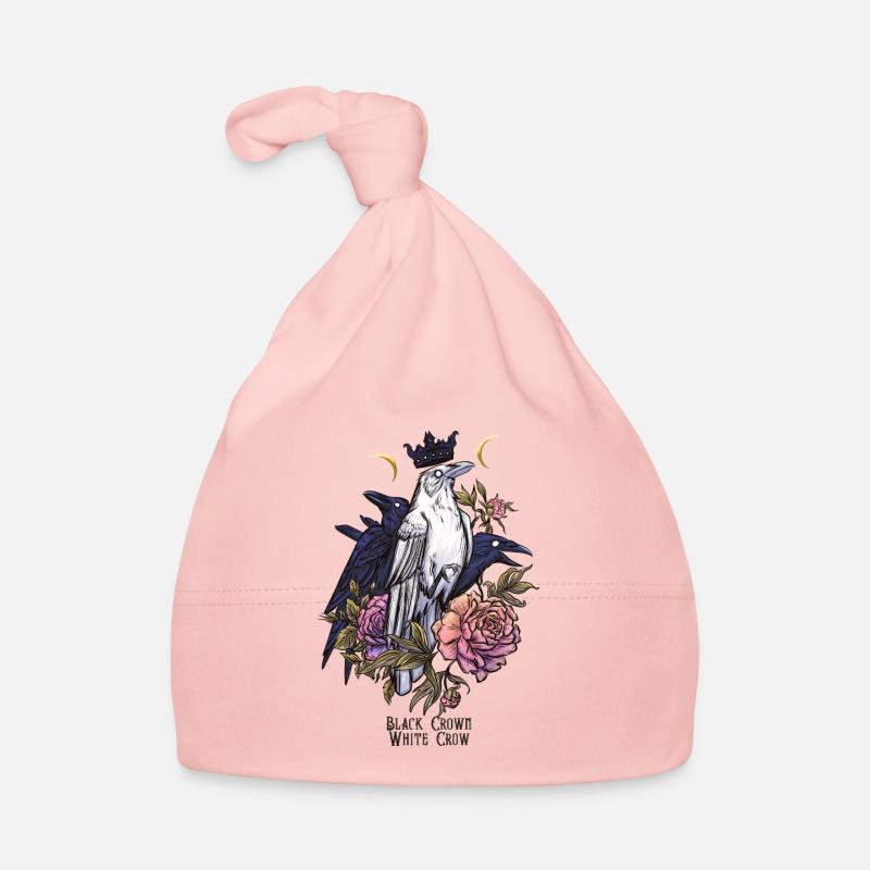 Die weiße Krähe Baby Bio-Mütze