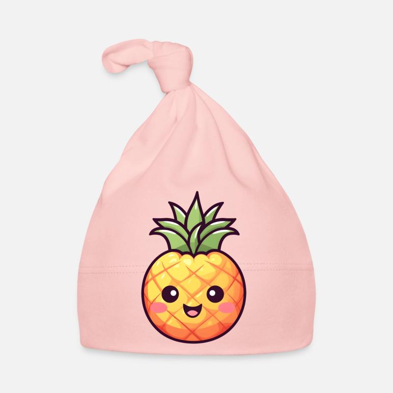 Ananas Kawaii Version 4 Bonnet bio Bébé