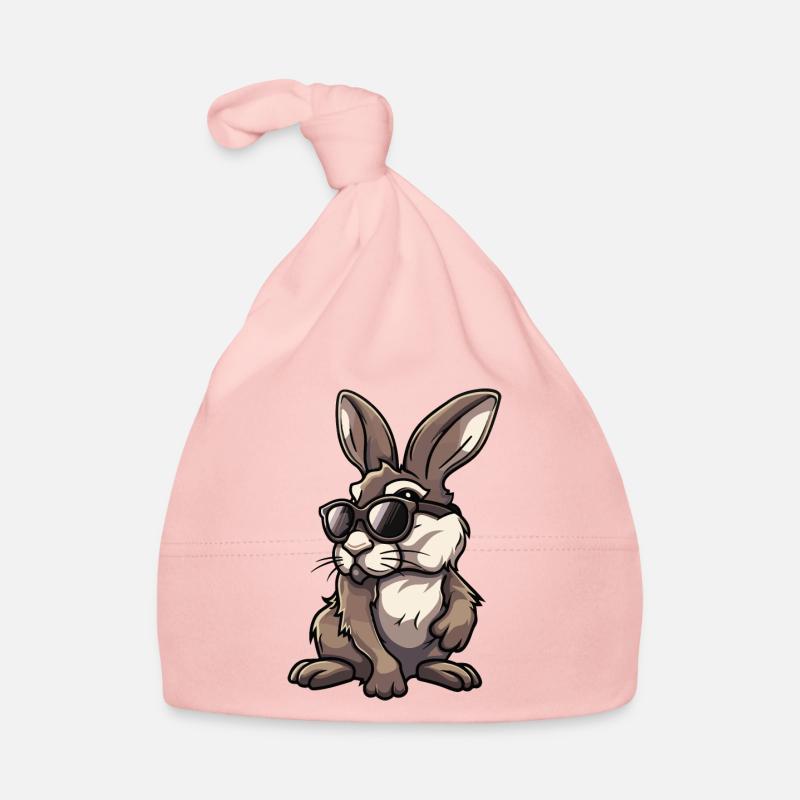rabbit animal Organic Baby Cap