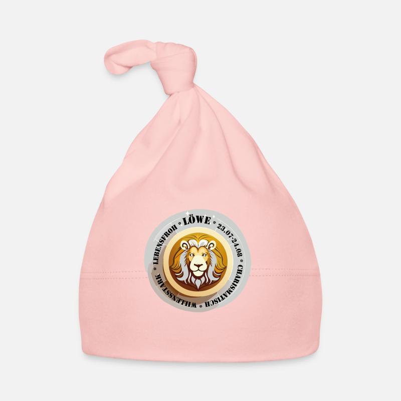 Sternzeichen Löwe Baby Bio-Mütze