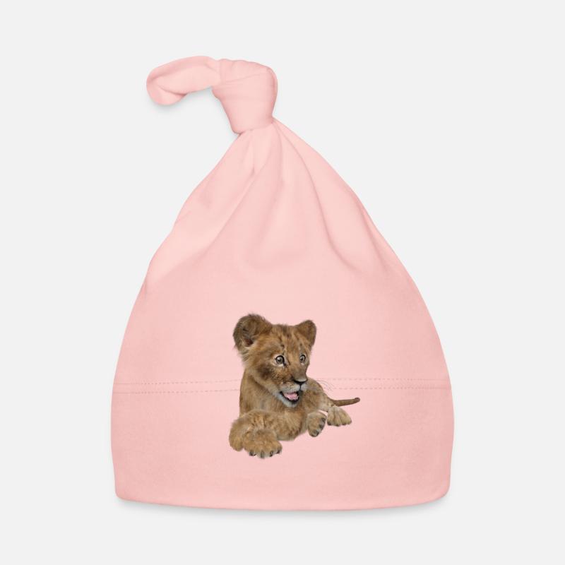 Cute lion cub Organic Baby Cap